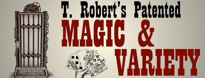 T. Robert's Magic Show Vintage Poster. 