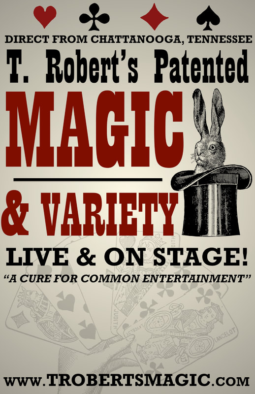 Vintage Magic Show Poster. 